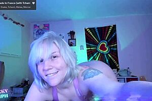 Hey, watch this pixie cut nymph throw it back