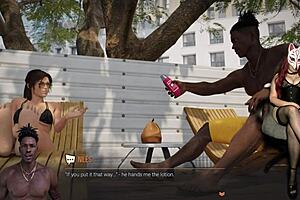 Croft eventyr ep 18 bringer milf action i bikini, udendørs anime spænding