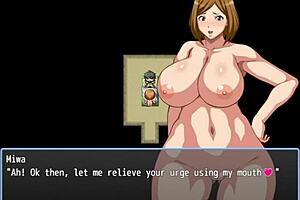 wife goes naked to the park for a cumshot gangbang with beggars. in this hentai game, she gets banged by monster cocks.