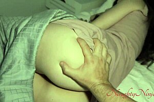 Sleeping with stepmom due to creepy noises at night