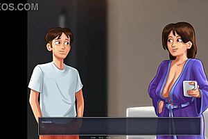 jenny and step mom steamy shower sex