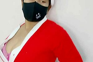Ever seen mature pregnant women teasing in Christmas outfits?