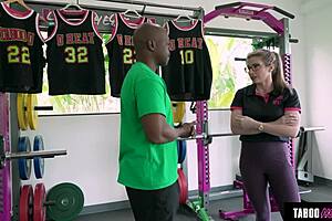 coach's wife interviews new player for the team