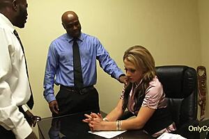 Rosario says, 'Suck my dick in fishnets for facial'