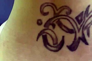 Amateur outdoor encounter between young and old in public homemade scene