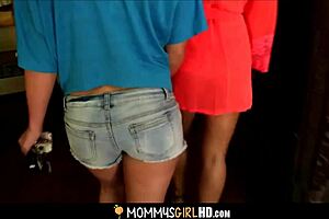 milf and her hot best friend share an intimate girl on girl moment