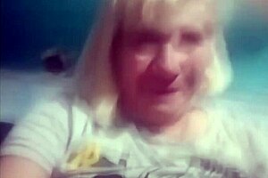 The big milf wife shows off her huge tits in the story.