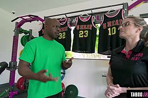 coach's wife interviews new player for the team