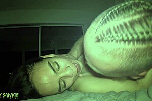 A young man has sex with his stepmother in missionary position while his father is at work.