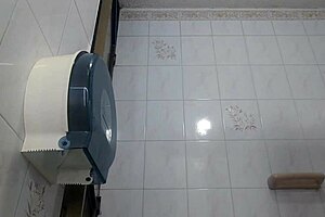 Collection of curvy latinas in public bathrooms, nurses and patients included.