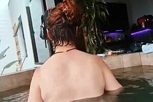 Wife comforts husband’s friend in intimate homemade moment