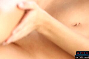 Petite milf amber sym performs solo striptease