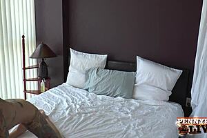 hot redhead penny pax and anna belle peaks in stockings with monster cock