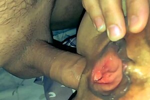 i watch close up as she gets her ass fucked and pussy licked in pov homemade scene