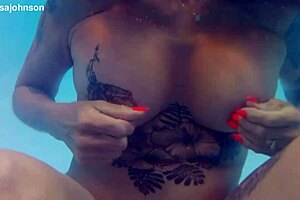 Hey Melissa the Mermaid, wanna dive into my pool with those brown eyes?