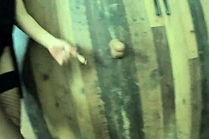 milfycalla in roleplay gets shared, slapped, and covered in cum with stockings on