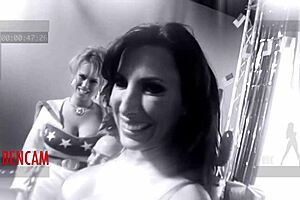 Watch Lesley Zen and Carly Parker in this wild foursome! Big cocks fucking their asses and blowjobs in heels!