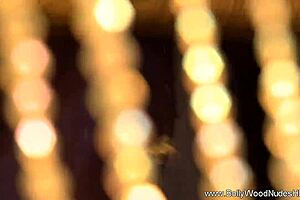 Bollywood Indian MILF dancing nude to music, ripping clothes in glamorous striptease