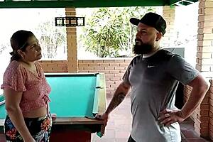 Horny Latina Tenant Satisfies Landlord With Big Black Cock Fuck