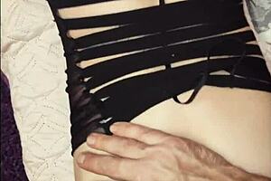 Amateur couple tries out a missionary position with a mature woman