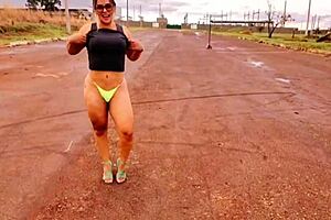 My Stepmother Caught Me with Her Car and Gave Me an Anal Surprise Outdoors