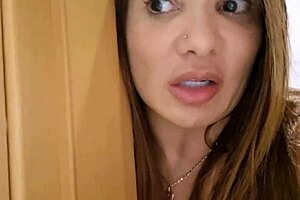 caught half cousin in bathroom with big cock