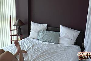 hot redhead penny pax and anna belle peaks in stockings with monster cock