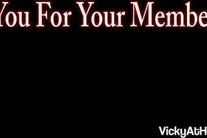 Busty Vicky Vette fucks herself with dildo 😍