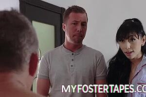 fucking blonde american milf with big tits in fishnets