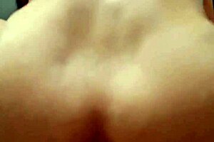 slim brunette with big ass rides old man's cock to orgasm