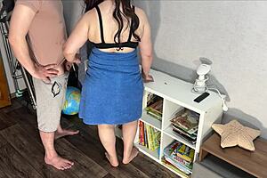 Curious Stepson Pounds Stepmom's Big Ass In Intense Anal Fuck