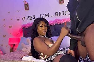 Ebony Slut Milf Facefucked By Massive Dick