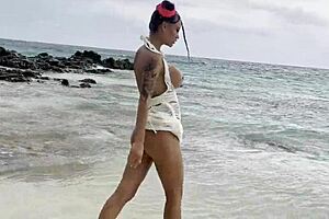 Watch Monika Fox Swim In The Sea And Fuck Her Pussy With A Big Dildo On White Sand Beach. Or Dive Deeper?