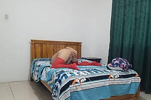 stepmother in lingerie readies for intense sex with big delicious vagina