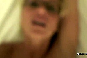 horny milf gets her ass pounded in private pov tape