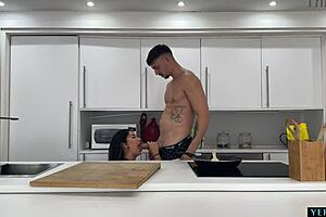 big ass latina milf fucked by boyfriend's friend in house.