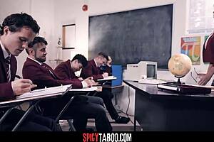 two brazilian milfs in orgy with monster cocks, bent over for anal?