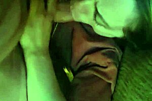 Neighbor's wife, a brunette bodybuilder, lets me assist in her homemade close-up scene