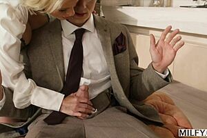 casca akashova rides and sucks stud's cock dry