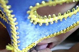 Housewife in Costume Seduces with Sexy Cosplay Moves