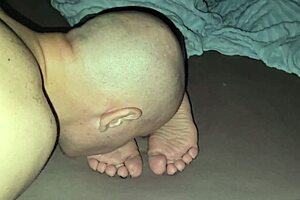 He Licked Stepmother's Soles and Finished on Them