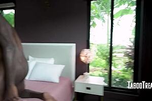 Protecting stepson with taboo pussy and monster cock action