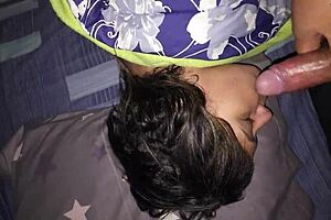 Daring Housewife Walks Without Panties