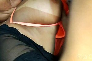 Married Spanish woman with beautiful long hair enjoys a good fuck