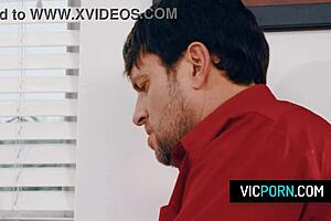 Hot Milf Stuck Under Table