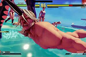 i explore random street fighter scenes in the nude outdoors