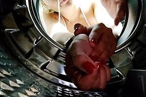 I Got Stuck In Washing Machine And Stepson Fucked My Ass Luna Oliveira And Vagninho