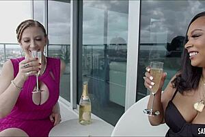 Porsha Carrera and Sara Jay share kisses