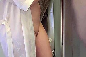 did stepmom help her son jerk off and cum?