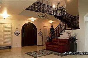 huge bbc satisfies bored housewife at home